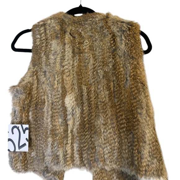 525 America Bloomingdale’s Fur Vest Size XS - Picture 3 of 6